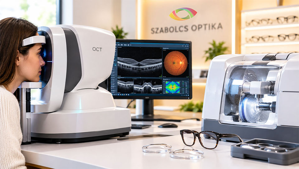 OCT és automata csiszológép